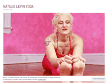 Tablet Screenshot of natalielevinyoga.com